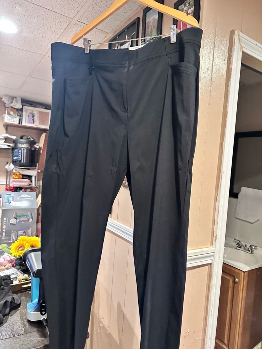JM Collection Black Skinny Dress Pants